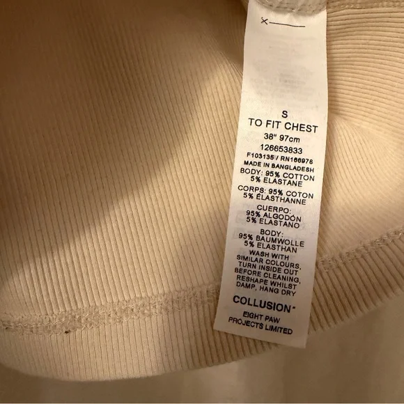 Collusion Ribbed Tank - Picture 5 of 5